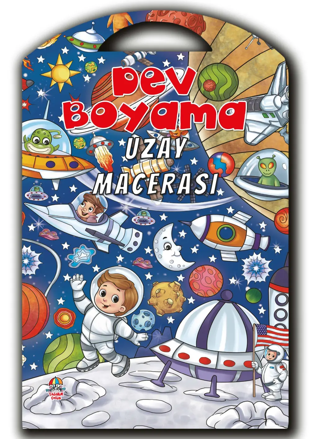 Uzay Macerası-Dev Boyama Posteri