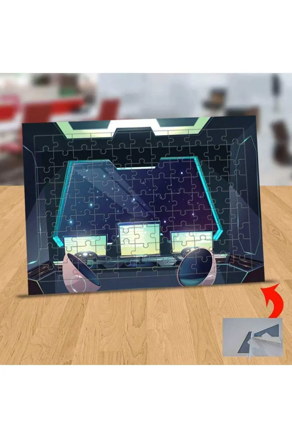 Uzay Mekiğinden Uzay Boşluğu 99 Parça Puzzle Yapboz Tablo-33951