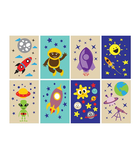 Artikel Uzay Tb-005 16,5X23 Cm Tuz Boyama Seti (8 Adet), Eğitici Oyun, Ku Artikel Uzay Tb-005 16,5X23 Cm Tuz Boyama Seti (8 Adet), Eğitici Oyun, Ku