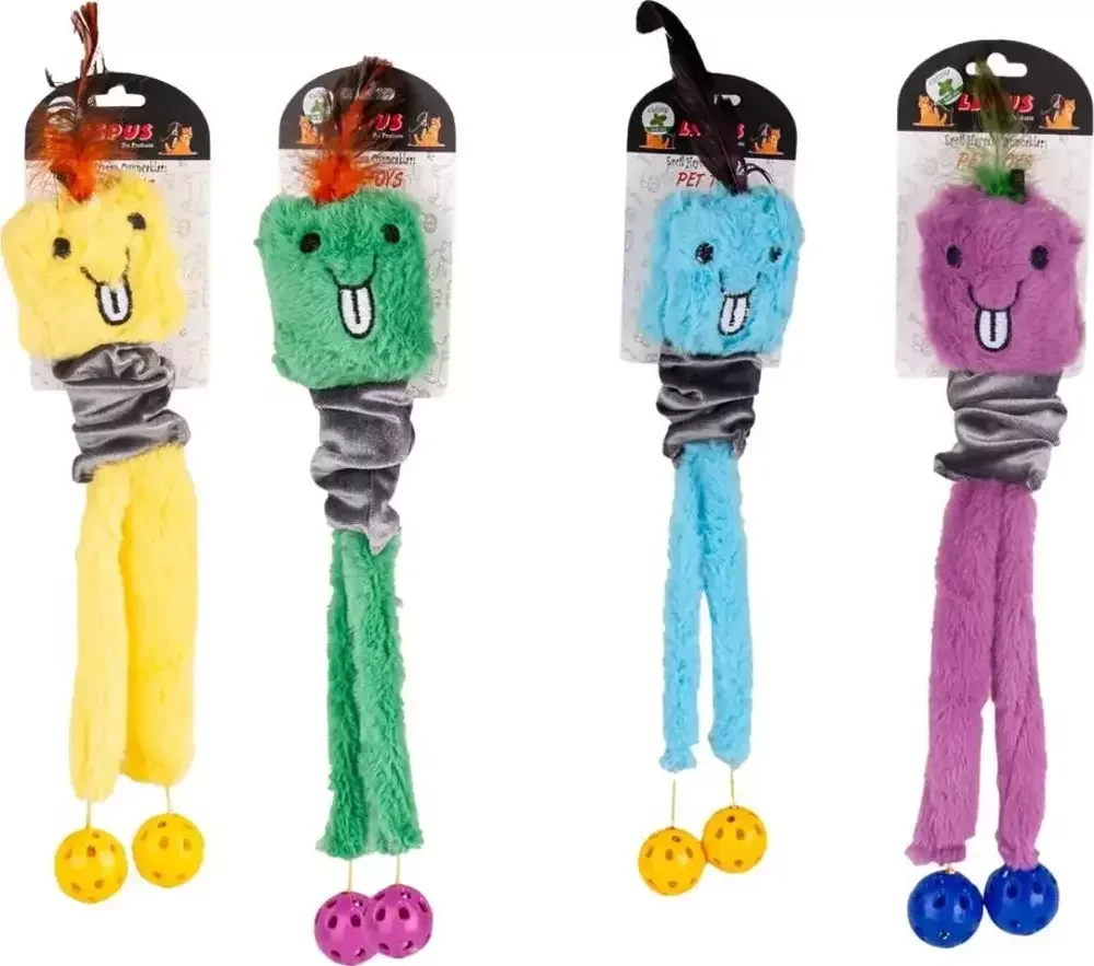 Uzayabilen Peluş Toplu Yaylı Kedi Köpek  Oyuncağı Çeşitli Renklerde 45 cm Fiyatı, Yorumları ve Özellikleri