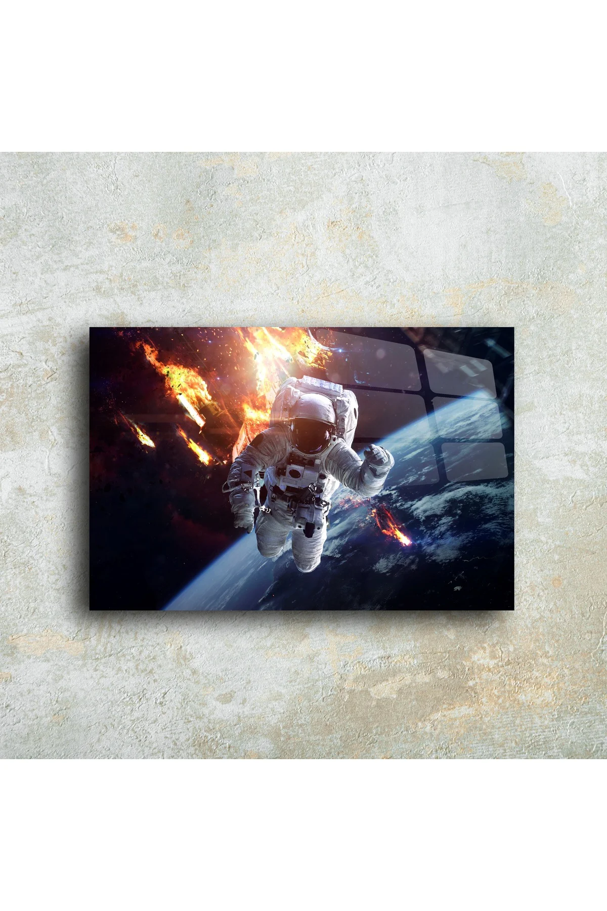 Uzayda Yalnız Astronot Duvar Posteri Uzayda Yalnız Astronot Duvar Posteri