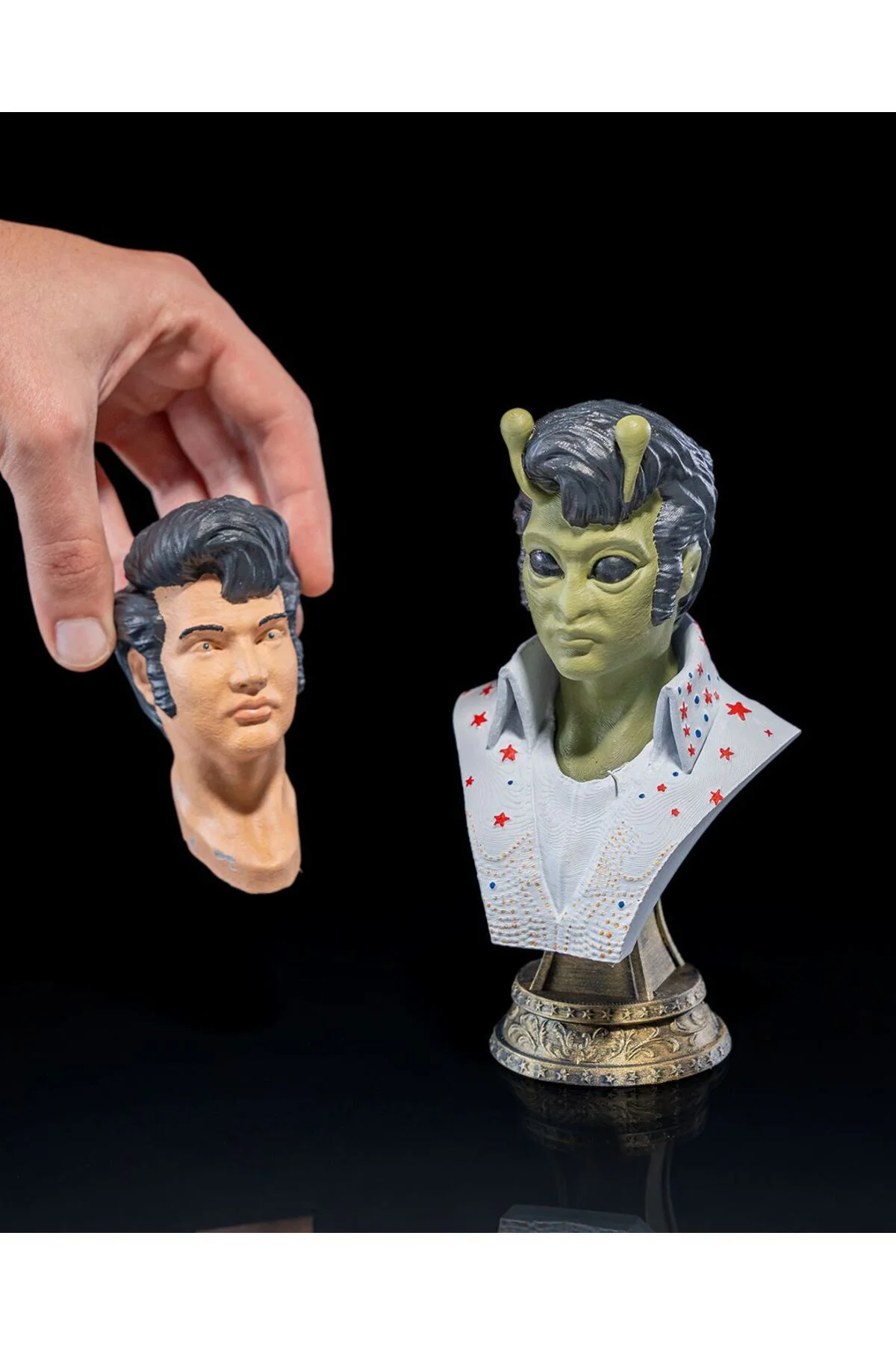Uzaylı Elvis Presley Figürü 15CM