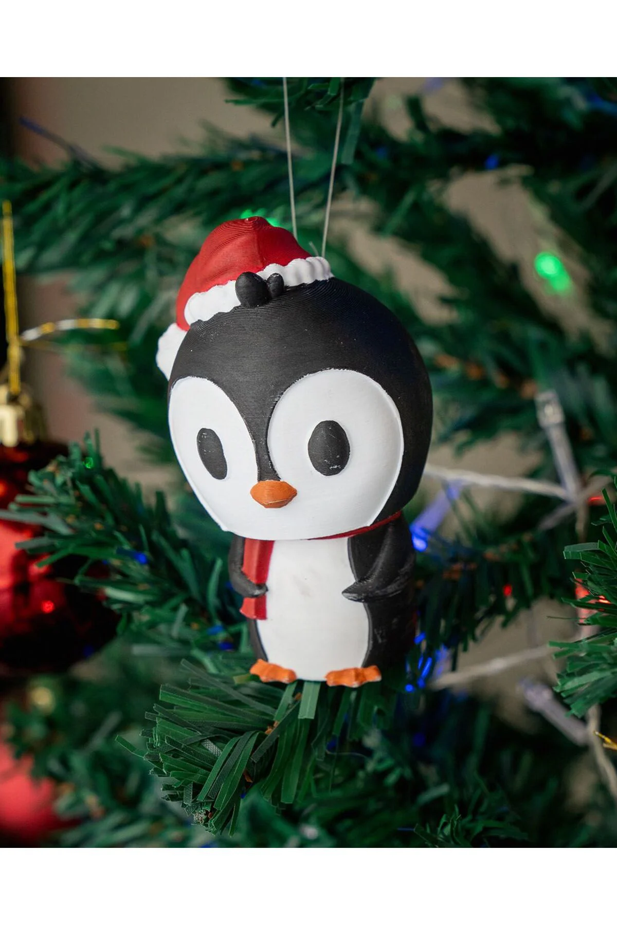 Uzaylı Penguen Yılbaşı Süsü Yılbaşı Penguen Çam Ağacı Süsü 18CM