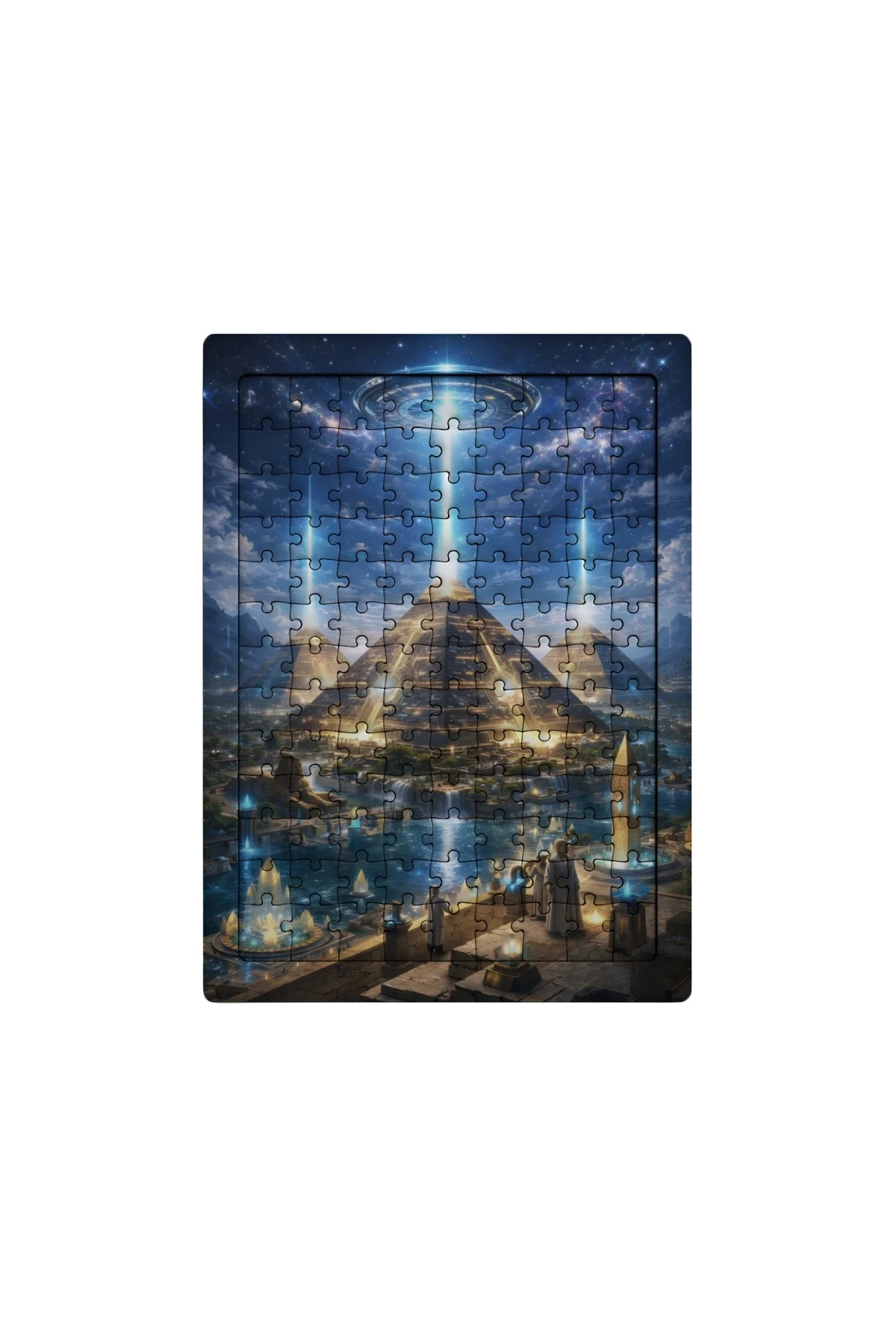 Uzaylı Piramitler 99 Parça Ayaklı Puzzle – Dekoratif Çocuk Yapbozu 025