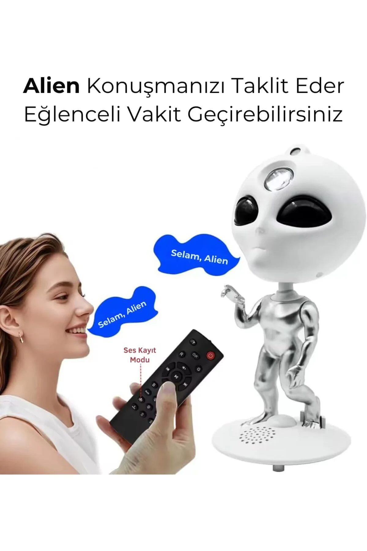 Uzaylı Yıldız Projektör Hoparlörlü, Konuşmayı Tekrar Eden Uzaylı, Gece Lambası