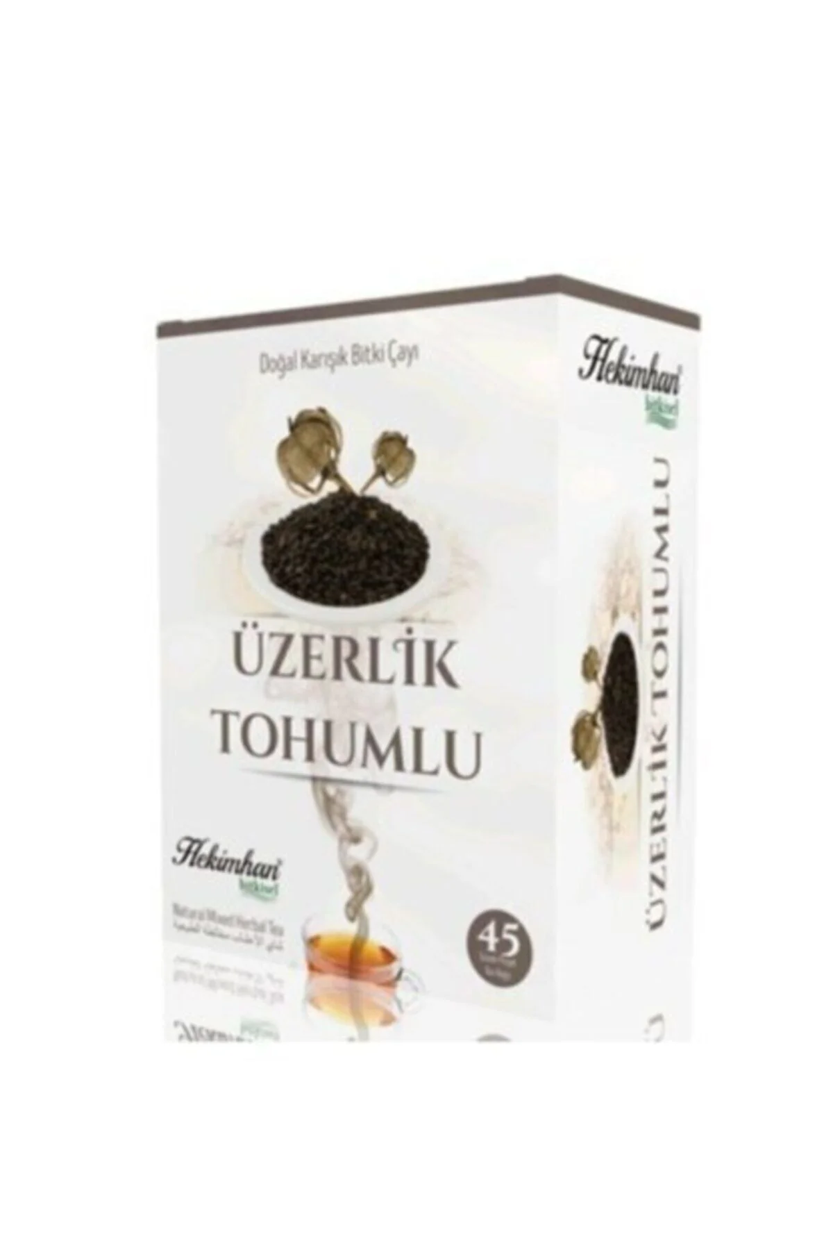 Üzerlik Tohumlu 45'li Süzen Poşet Çay Sallama Bitki Çay, Demleme