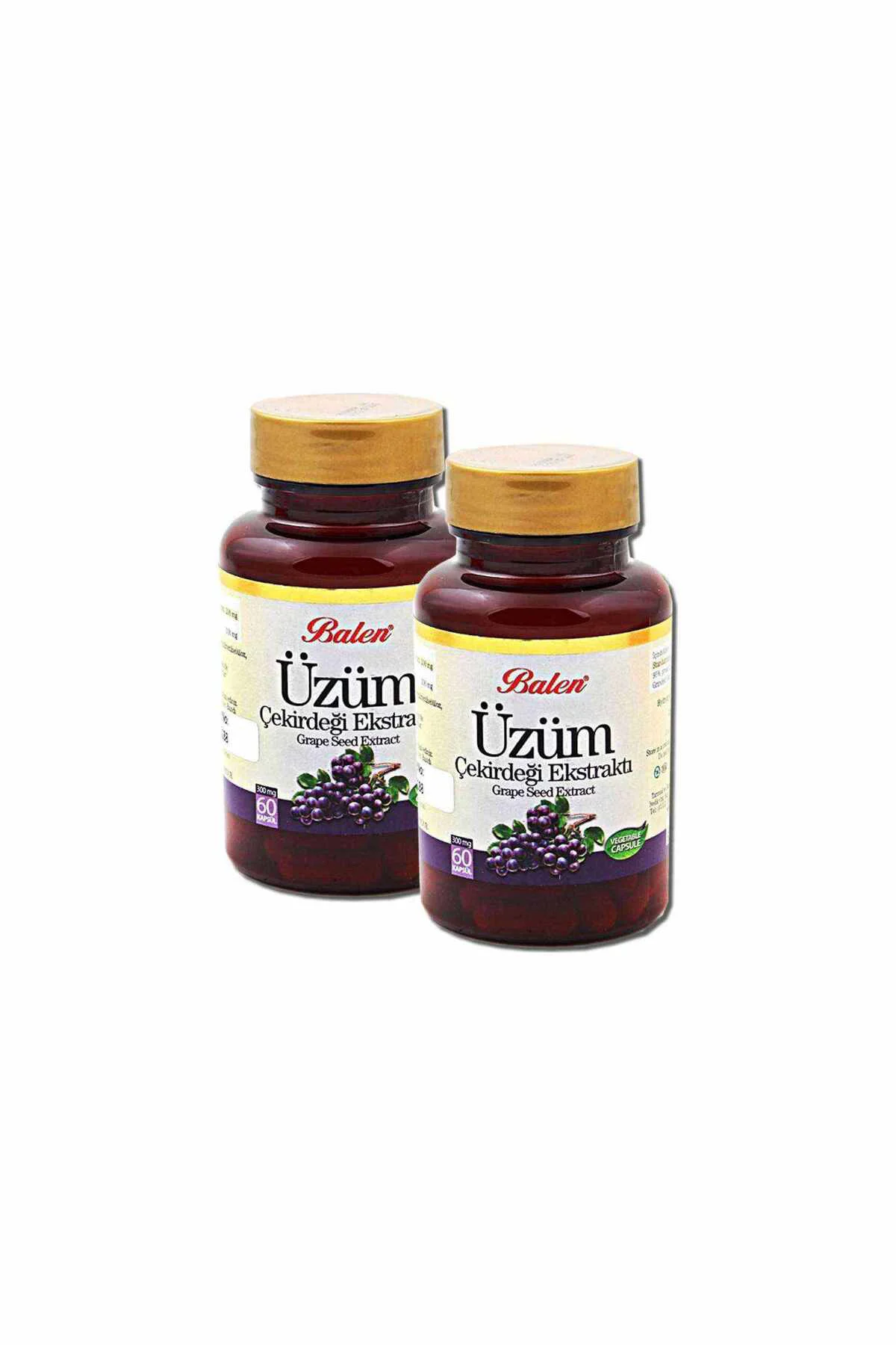 Üzüm Çekirdeği Ekstraktı Kapsül 375mg*60 2 Adet