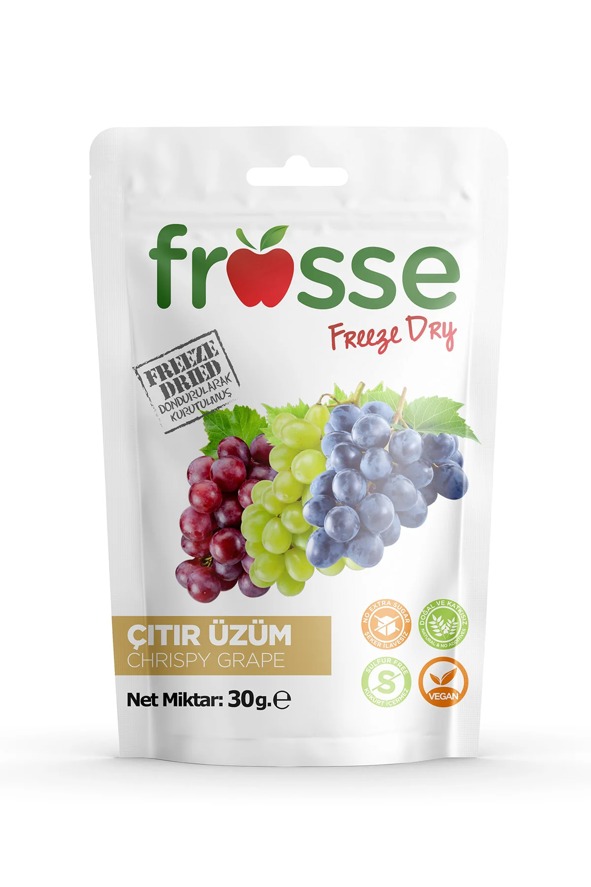 Üzüm Kıtırı - Freeze Dried - Üretici Firmadan Dondurularak Kurutu