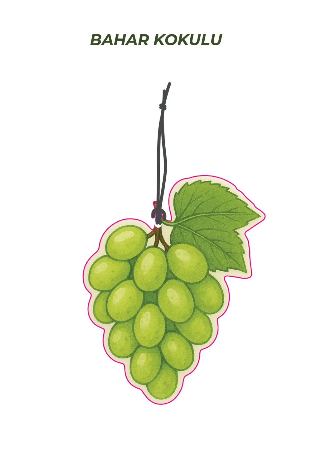 Üzüm Tasarımlı Araç İçi Kokusu & Dekoratif Oto Kokusu Aksesuarı v