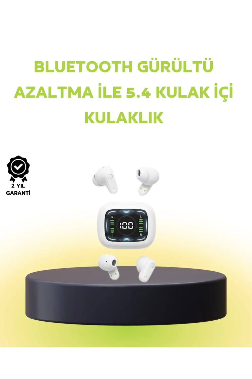 Uzun Bekleme Süreli Bluetooth Kulaklık Kablosuz Bağlantı
