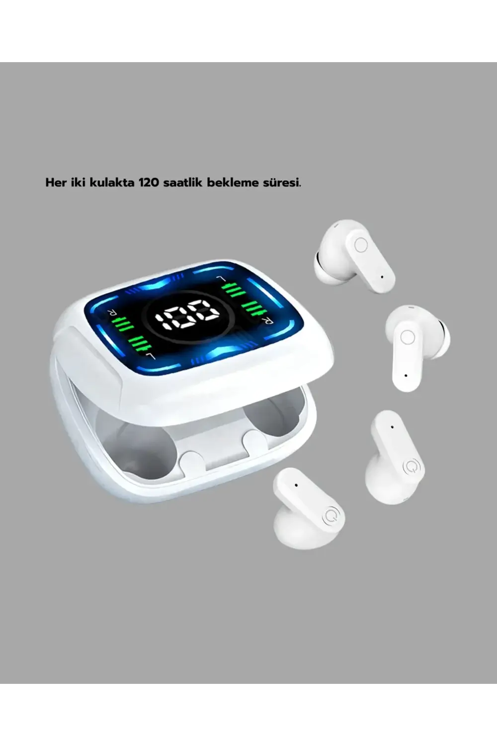Uzun Bekleme Süreli Bluetooth Kulaklık Kablosuz Bağlantı