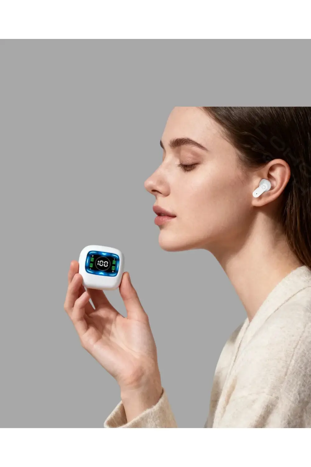 Uzun Bekleme Süreli Bluetooth Kulaklık Kablosuz Bağlantı