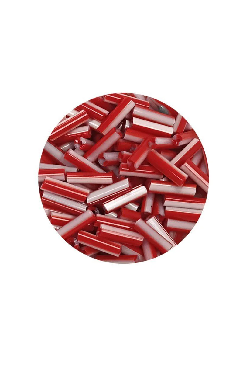 Uzun Boru Kesme Boncuk 2mm x 10mm Kırmızı Beyaz – El İşleri İçin Premium Aksesuar Boncuğu Fiyatı, Yorumları ve Özellikleri