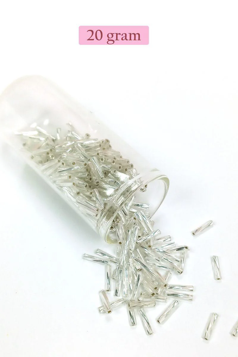 Uzun Boru Kesme Boncuk 2mm x 10mm - 4 Renk 80g | El Sanatları & Kolye Yapımı Fiyatı, Yorumları ve Özellikleri