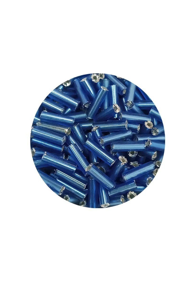 Uzun Boru Kesme Boncuk Mavi 2mm x 10mm - 20g | Kolye Bileklik Yapımı İçin Premium Boncuk Fiyatı, Yorumları ve Özellikleri