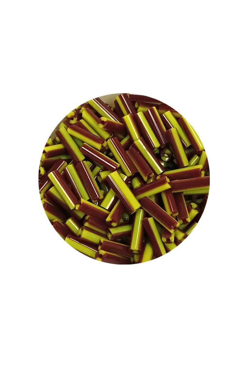 Uzun Boru Kesme Boncuk 2mm Çap 10mm Uzunluk - Koyu Kırmızı Sarı 20gr - El İşleri ve Takı Yapımı İçin Fiyatı, Yorumları ve Özellikleri