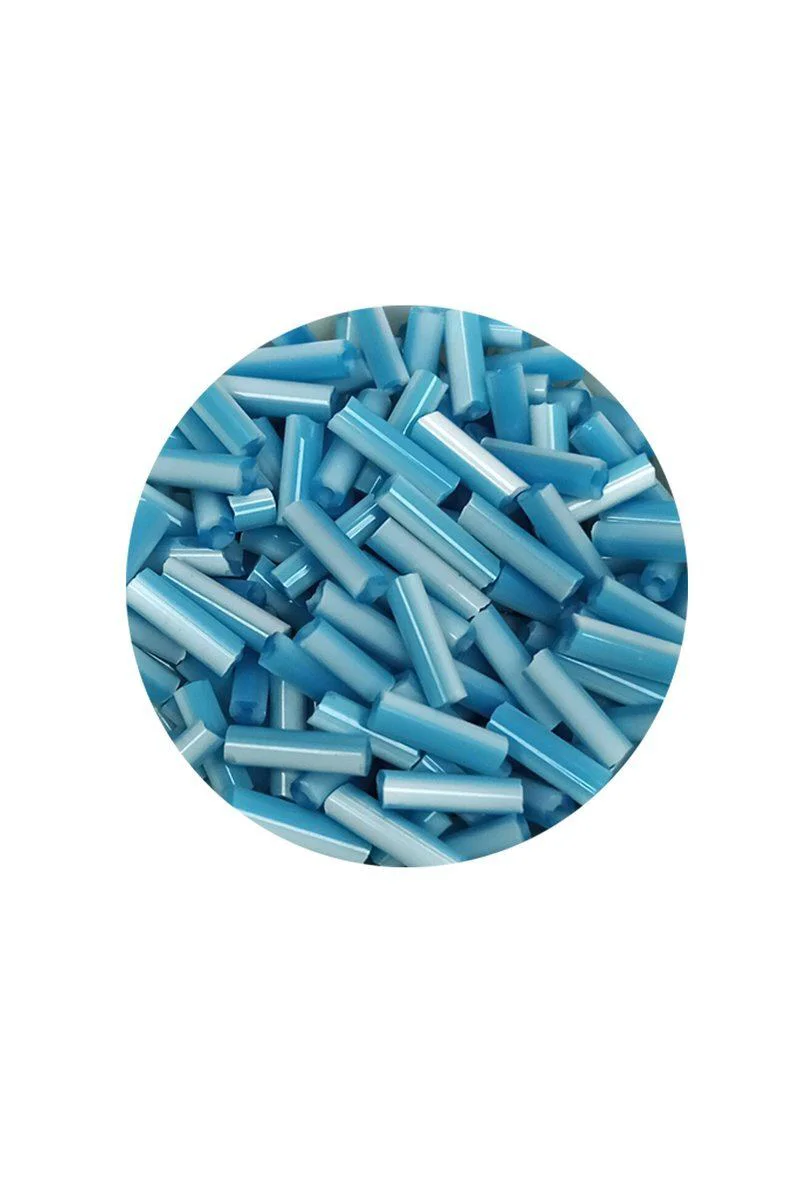 Uzun Boru Kesme Boncuk 2mm x 10mm - Açık Mavi Beyaz - 60 Gr - El İşleri ve Aksesuar Yapımı İçin Fiyatı, Yorumları ve Özellikleri