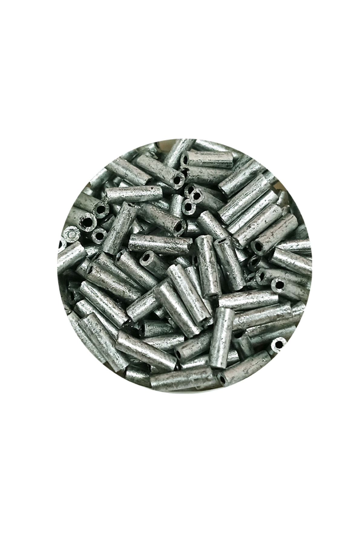 Uzun Boru Kesme Boncuk Çap 2mm Uzunluk 10 mm - 60 Gram - Desenli 