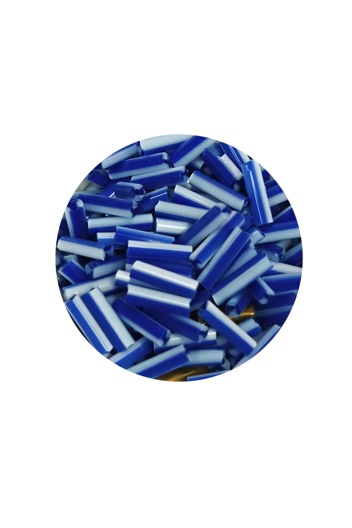 Uzun Boru Kesme Boncuk Çap 2mm Uzunluk 10 mm - 60 Gram - Mavi Bey
