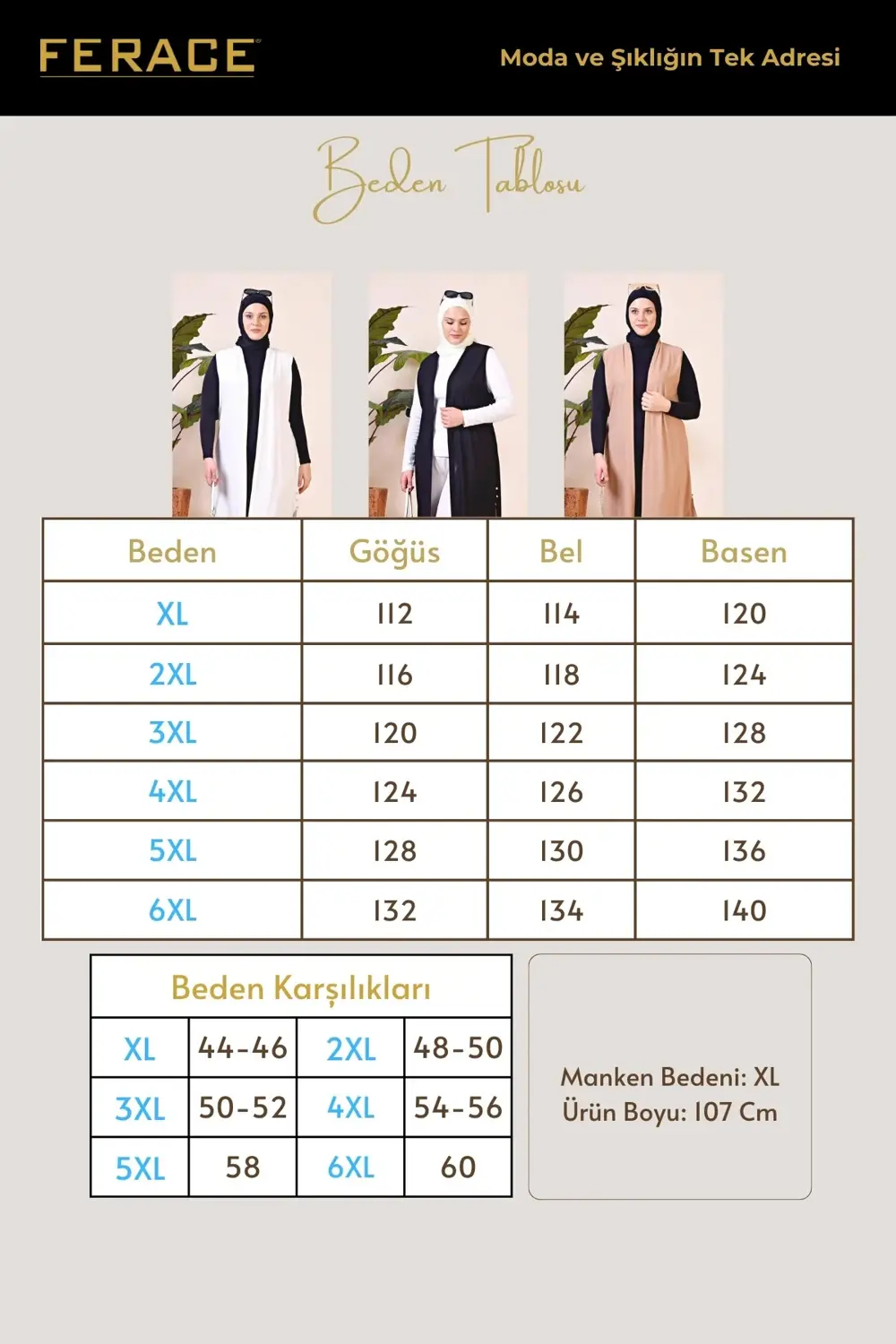 Uzun Buyuk Beden Yelek Kadin Hermevsim