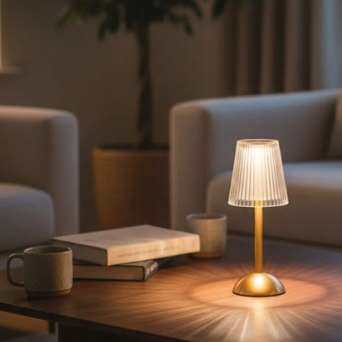 Uzun Klasik Çizgili Model Led Masa Lambası – Dokunmatik, 3 Renk Işık Modlu, Şarjlı Dekoratif Gece Lambası Bx40 Fiyatı, Yorumları ve Özellikleri