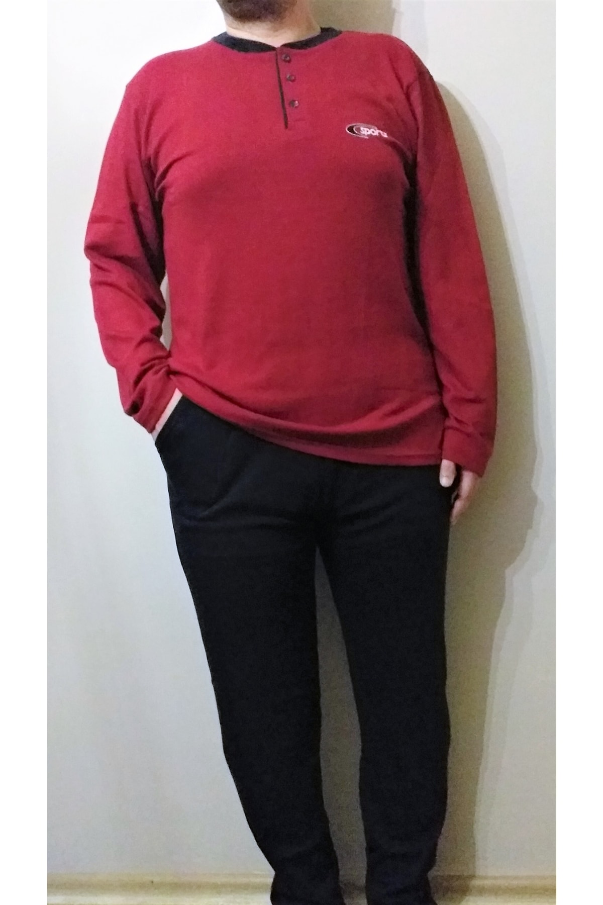 Mimoza Uzun Kol Erkek Pijama Takımı