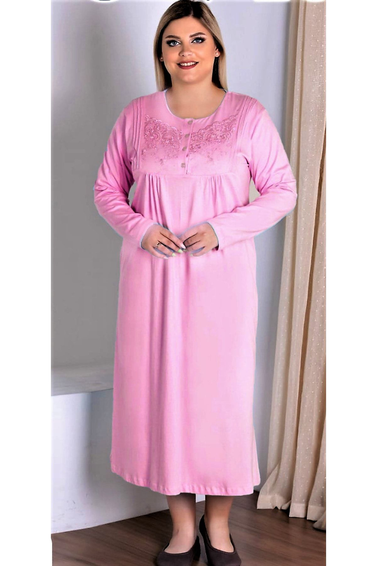 Uzun Kol Gecelik Anne Geceliği