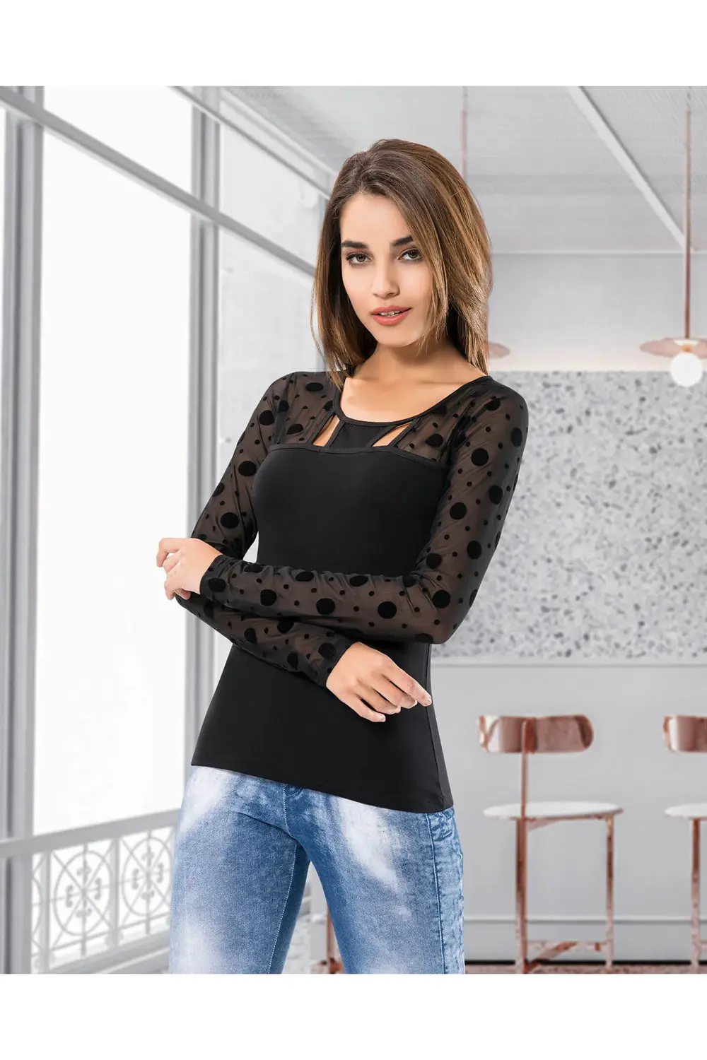 Uzun Kol Kadın Body 120