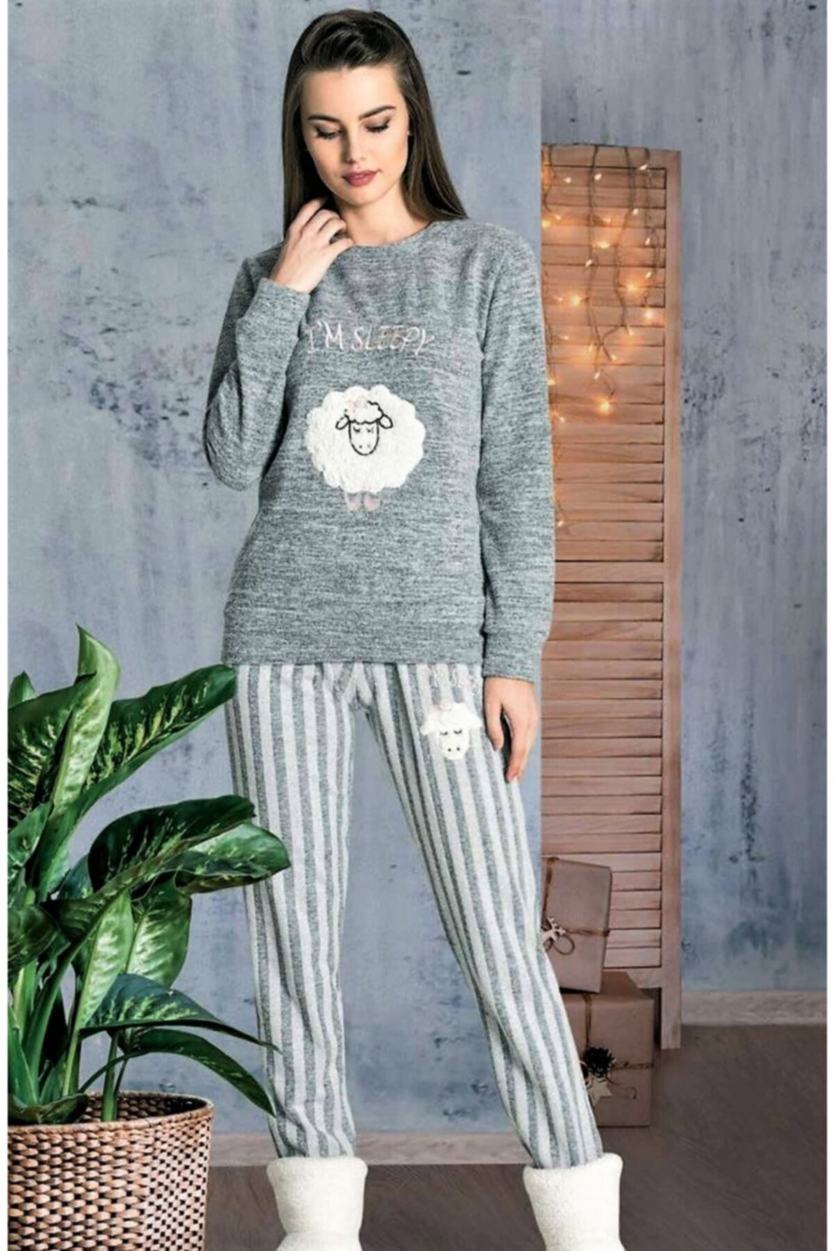 Uzun Kol Kışlık Pijama Takımı