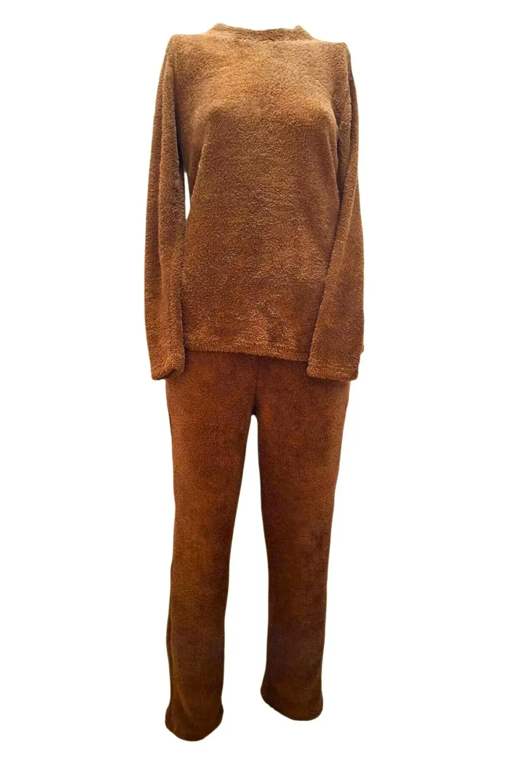 Uzun Kol Wellsoft Havlu Pijama Takımı