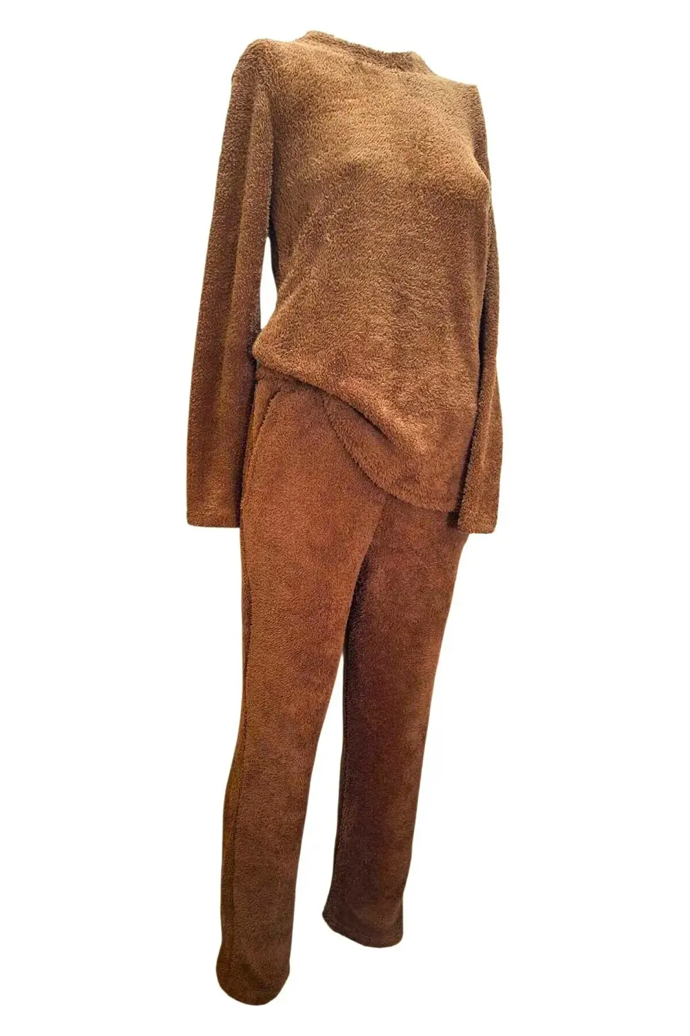 Uzun Kol Wellsoft Havlu Pijama Takımı