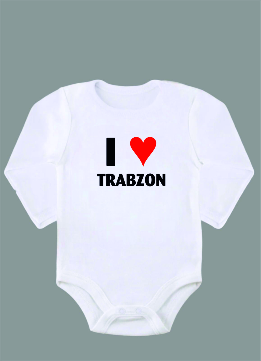 Uzun Kollu %100 Organik Pamuk Baskılı Bebek Body Zıbın ZBN169