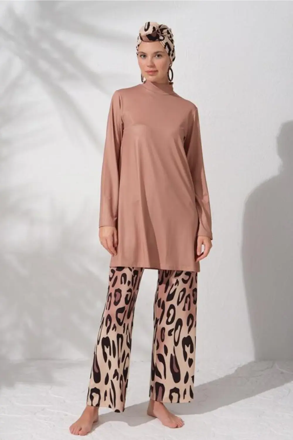 Uzun Kollu Tesettür Mayo 231908