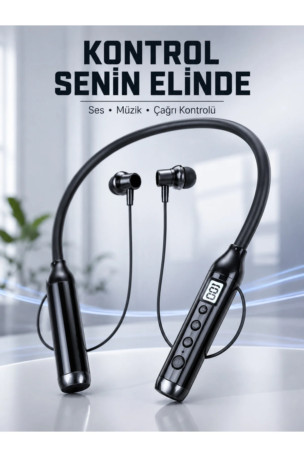 Uzun Kullanım Süreli Bluetooth Kulaklık Boyun Bantlı Mikrofonlu 600 Saat Müzik Süreli Ses Ve Çağrı K Uzun Kullanım Süreli Bluetooth Kulaklık Boyun Bantlı Mikrofonlu 600 Saat Müzik Süreli Ses Ve Çağrı K