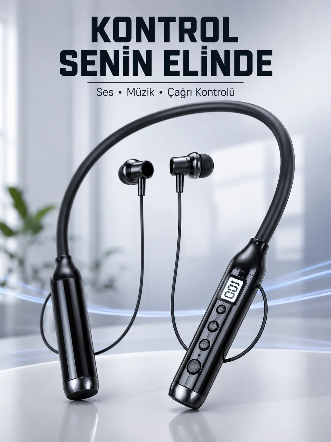 Uzun Kullanım Süreli Bluetooth Kulaklık Boyun Bantlı Mikrofonlu 600 Saat Müzik Süreli Ses ve Çağrı Kontrollü Kablosuz Kulaklık Fiyatı, Yorumları ve Özellikleri