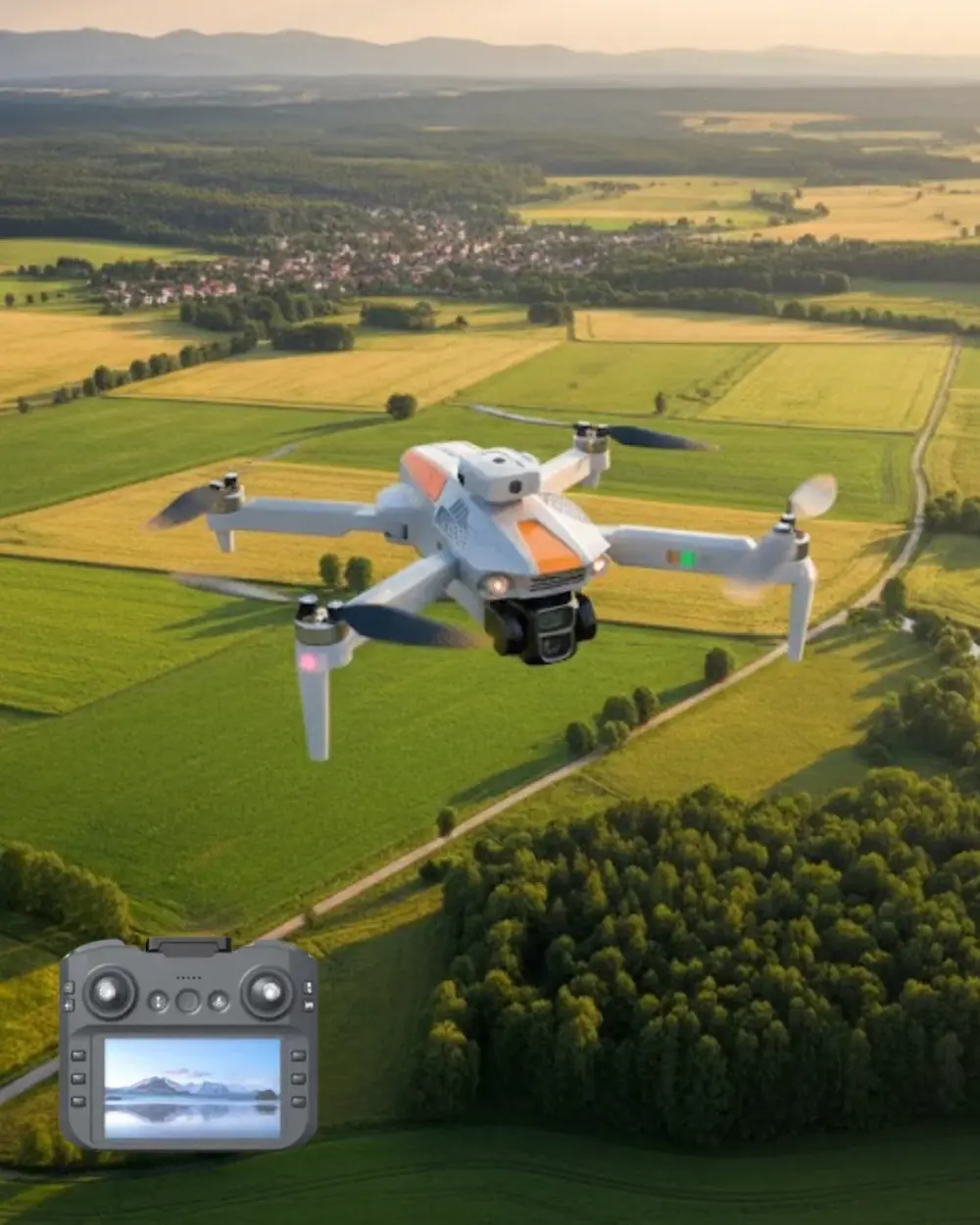 Uzun Menzilli Drone 1080P GPS Full HD Kameralı