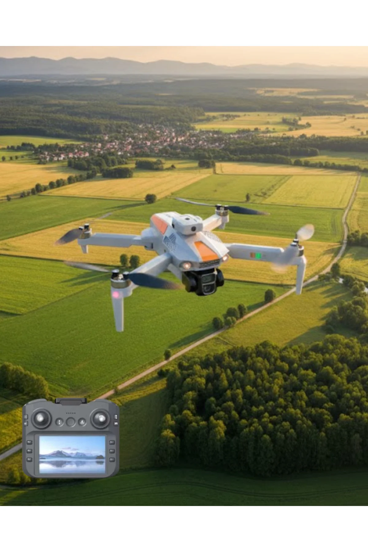 Uzun Menzilli Drone 1080P GPS Full HD Kameralı