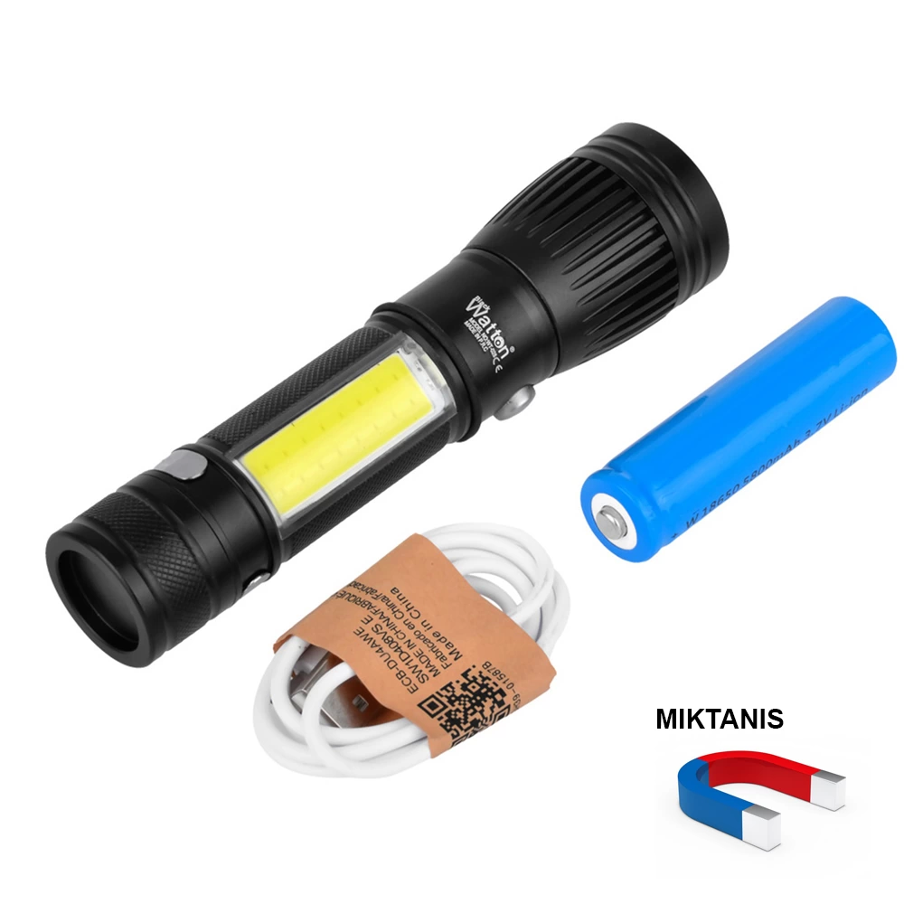 Uzun Menzilli El Feneri Mıknatıslı Wt-602 Uzun Menzilli El Feneri Mıknatıslı Wt-602