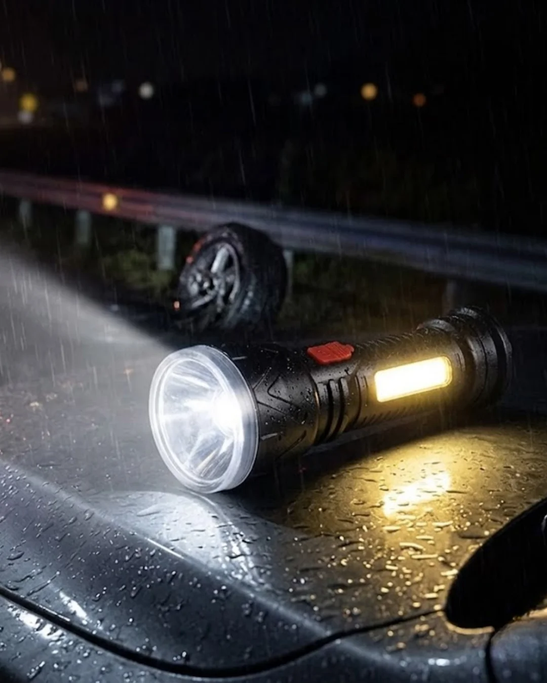 Uzun Menzilli Işıldak Şarjlı 9 LED 4 Kademeli Aydınlatma Uzun Menzilli Işıldak Şarjlı 9 LED 4 Kademeli Aydınlatma