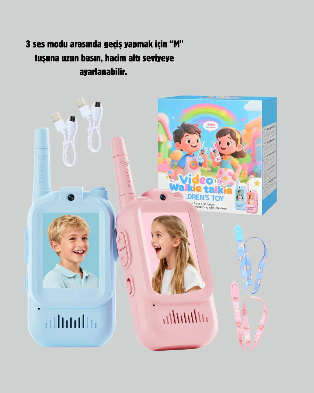 Uzun Menzilli Video Walkie Talkie Eğitici ve Eğlenceli Oyuncak Fiyatı, Yorumları ve Özellikleri