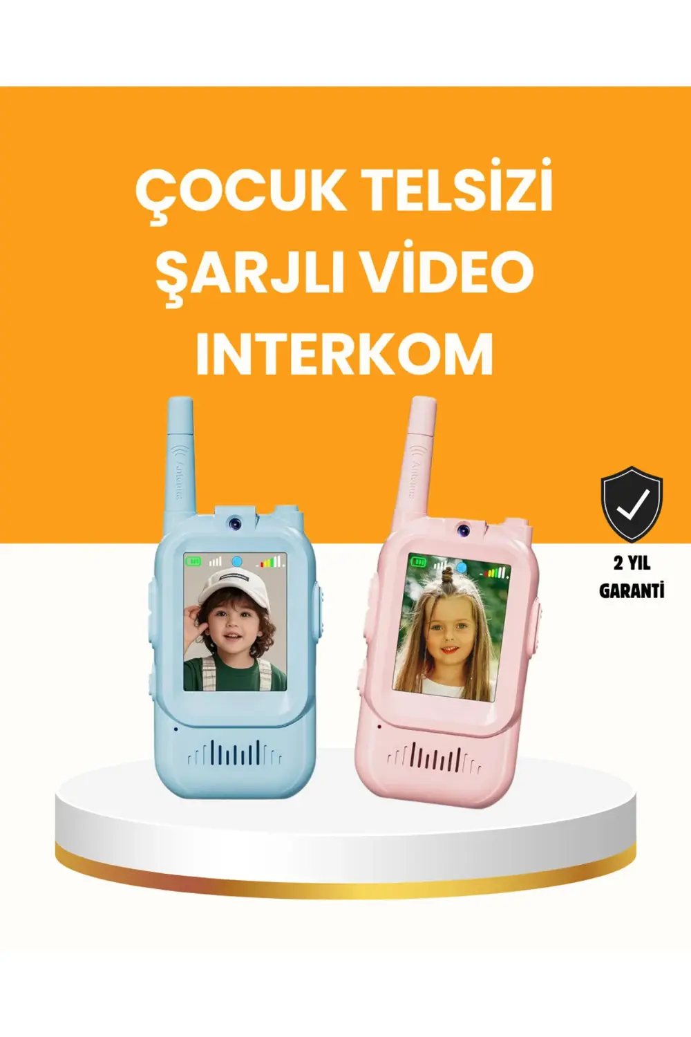 Uzun Menzilli Video Walkie Talkie Eğitici ve Eğlenceli Oyuncak
