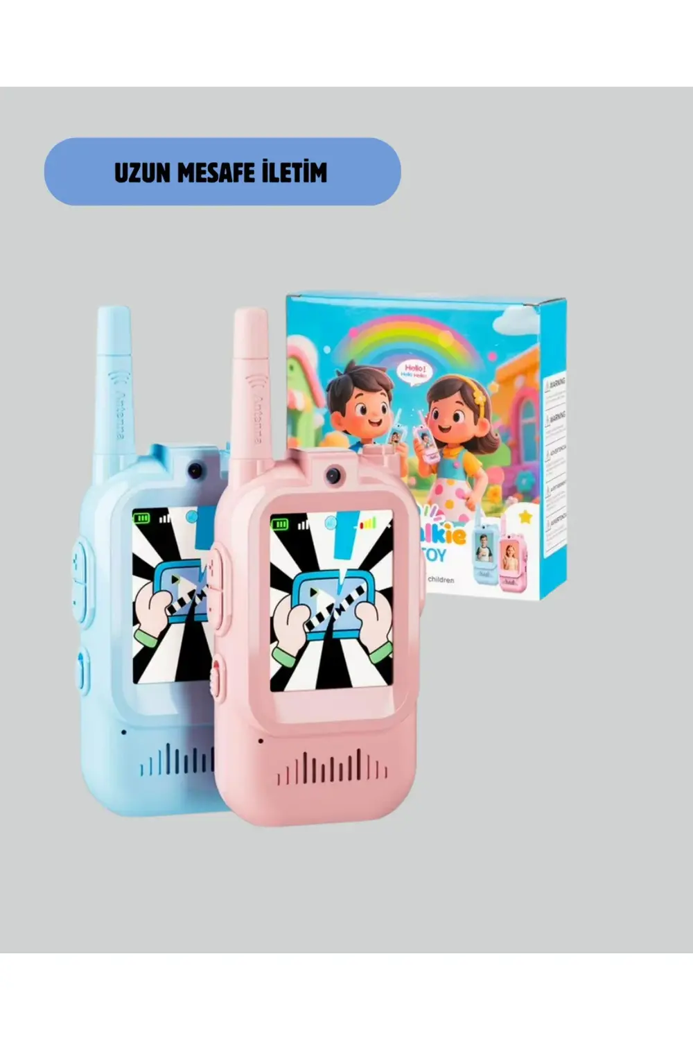 Uzun Menzilli Video Walkie Talkie Eğitici ve Eğlenceli Oyuncak