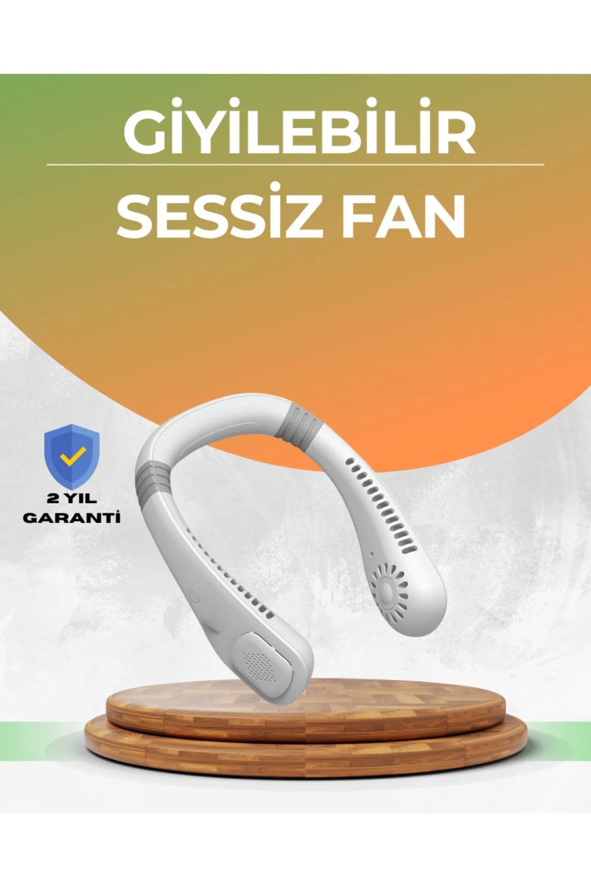 Uzun Ömürlü Bataryalı 9-18 Saat Kullanımlı Boyun Fanı