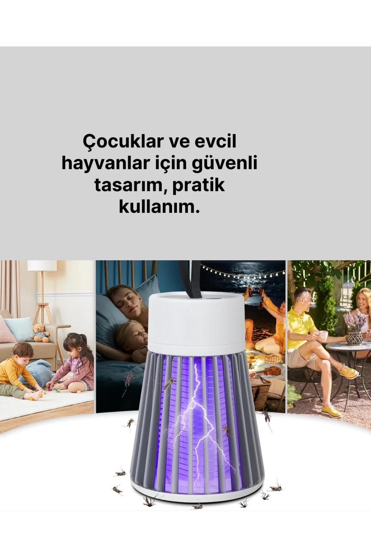 Uzun Ömürlü Bataryalı Taşınabilir Böcek Kovucu