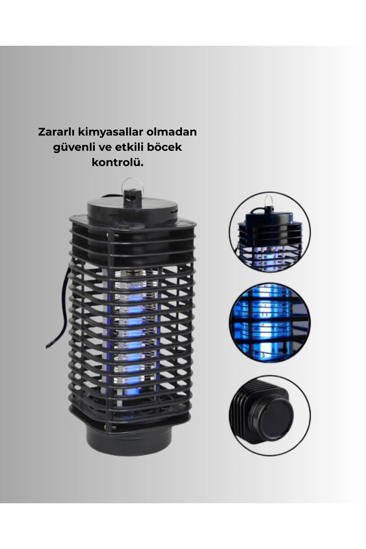 Uzun Ömürlü Elektrikli Sivrisinek Katili – Sessiz Çalışma, Güçlü