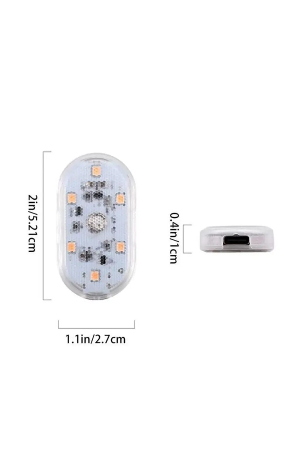 Uzun Ömürlü Lityum Bataryalı, Kompakt Araba İç Mekan LED Işıklar