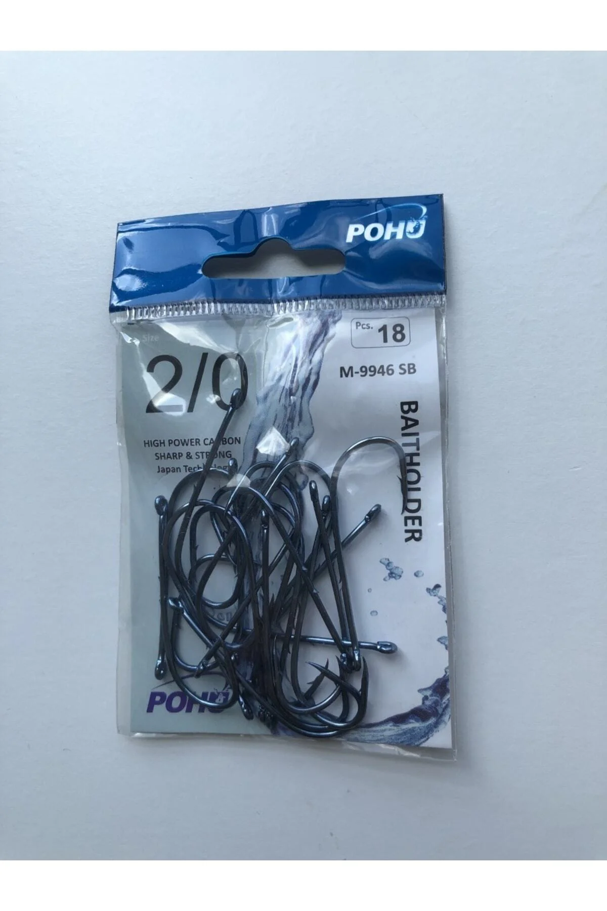 Uzun Pa.la Delikli Sap 2/0 Numara 18'li Paket Parlak Mavi M-9946 