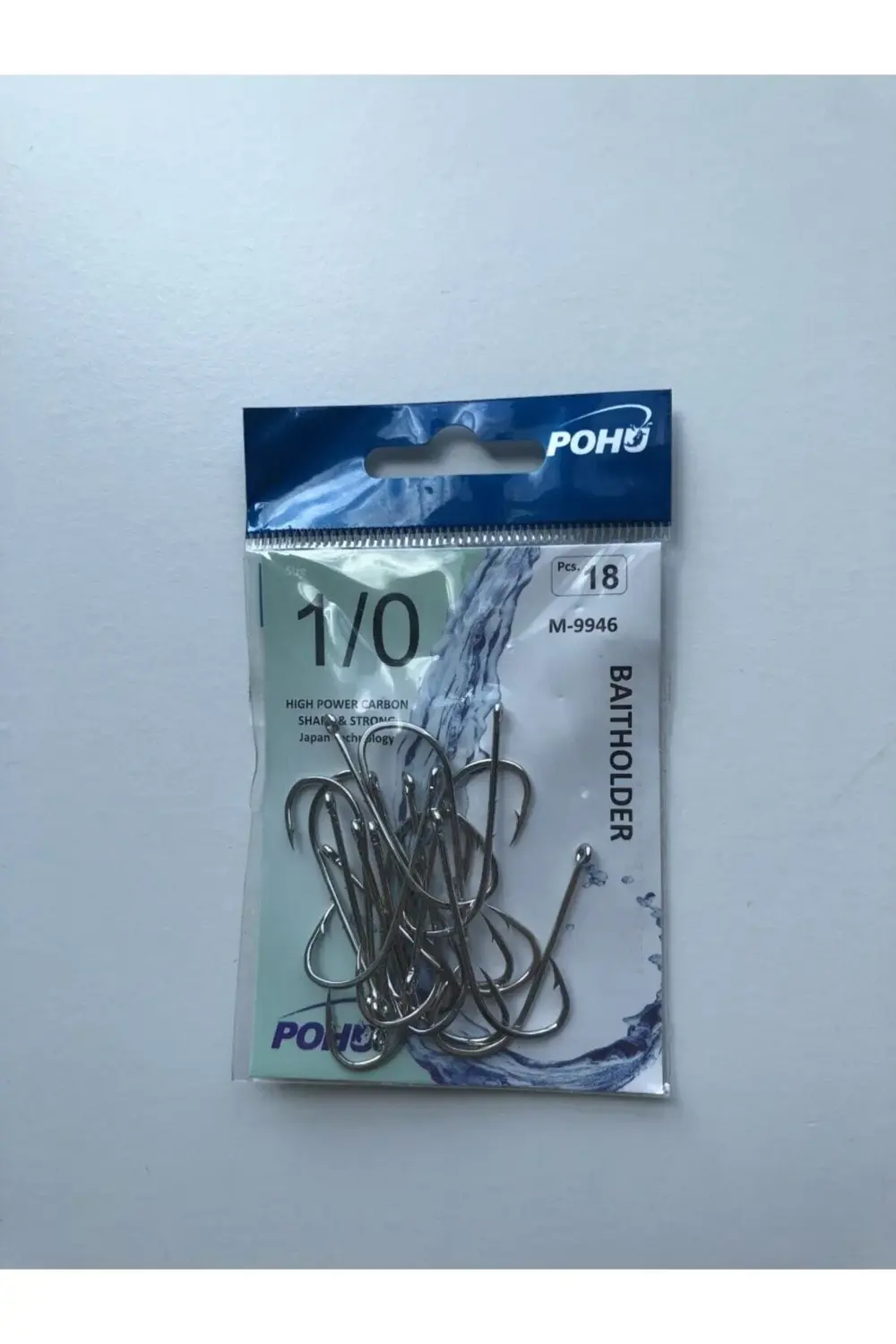 Uzun Pa.la Delikli Sap 1/0 Numara 18'li Paket Beyaz M-9946 Baitho