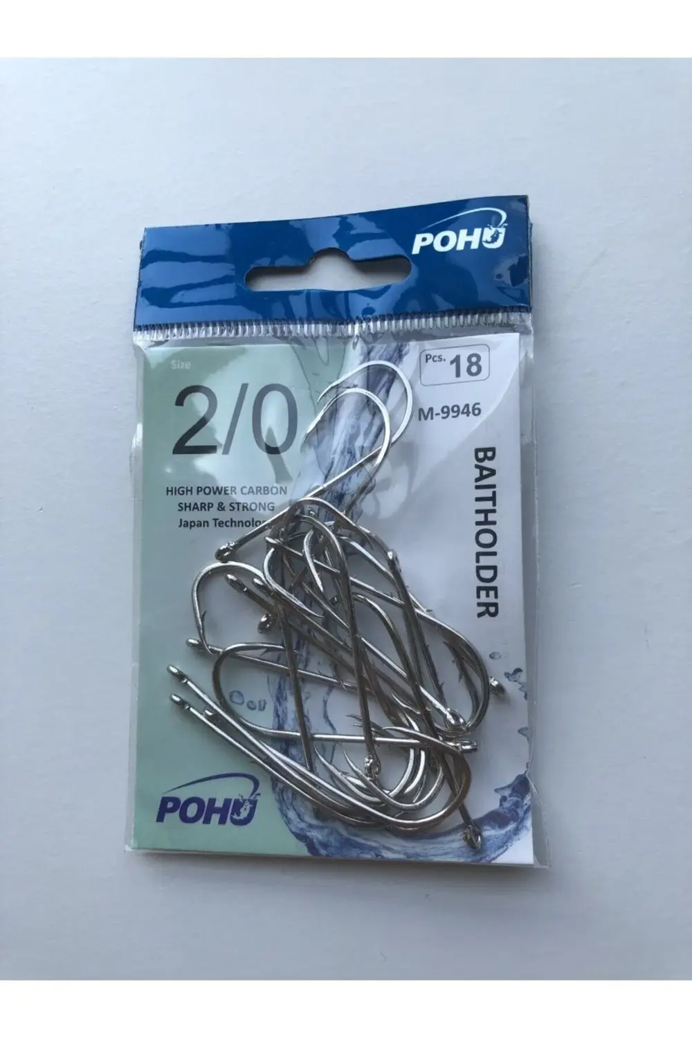 Uzun Pa.la Delikli Sap 2/0 Numara 18'li Paket Beyaz M-9946 Baitho