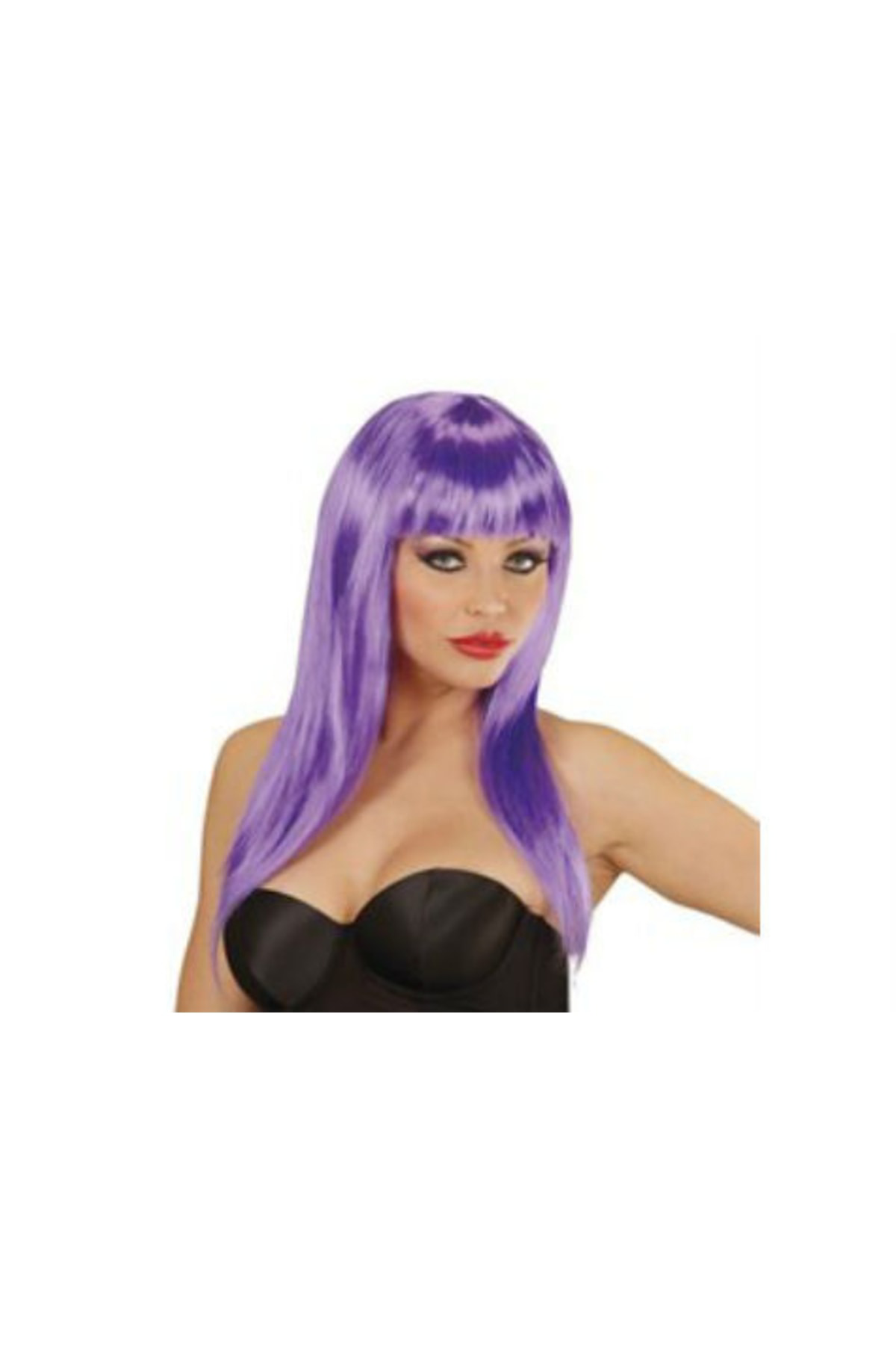 Minstrel Uzun Peruk Saç - Mor (Lisinya)